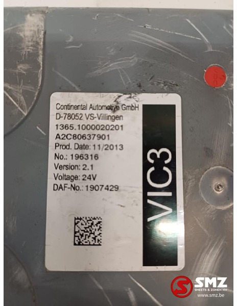 DAF Occ ECU VIC3 regeleenheid DAF - Ηλεκτρονική μονάδα ελέγχου για Φορτηγό: φωτογραφία 5 DAF Occ ECU VIC3 regeleenheid DAF - Ηλεκτρονική μονάδα ελέγχου για Φορτηγό: φωτογραφία 5