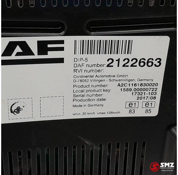 DAF Occ instrumentenpaneel DAF - Ταμπλό αυτοκινήτου για Φορτηγό: φωτογραφία 3 DAF Occ instrumentenpaneel DAF - Ταμπλό αυτοκινήτου για Φορτηγό: φωτογραφία 3