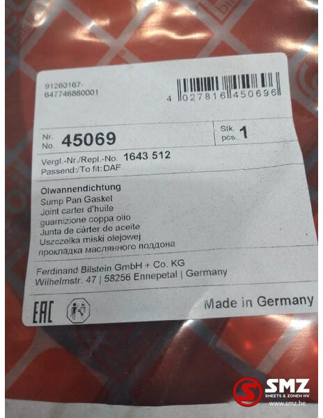 DAF pakking oliecarter DAF - Κάρτερ για Φορτηγό: φωτογραφία 3 DAF pakking oliecarter DAF - Κάρτερ για Φορτηγό: φωτογραφία 3