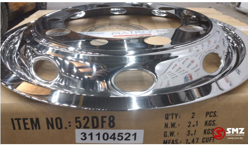 Diversen Occ Wieldop RVS America simulator 22.5 vooras - Ζάντα για Φορτηγό: φωτογραφία 2 Diversen Occ Wieldop RVS America simulator 22.5 vooras - Ζάντα για Φορτηγό: φωτογραφία 2