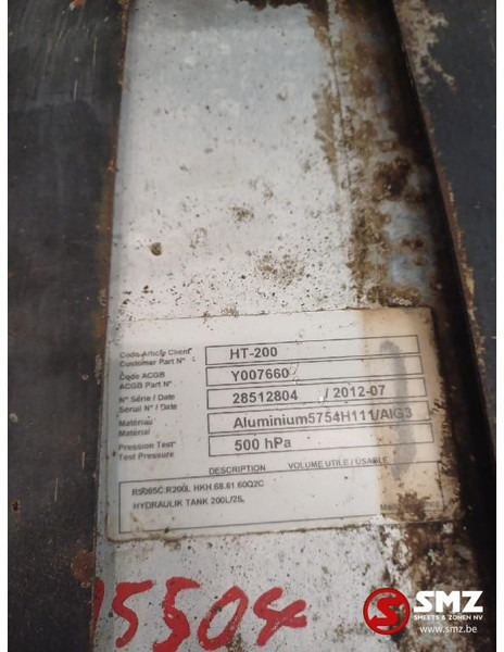 Diversen Occ hydraulische tank HT-200 Hydraultankar - Υδραυλική δεξαμενή για Φορτηγό: φωτογραφία 5 Diversen Occ hydraulische tank HT-200 Hydraultankar - Υδραυλική δεξαμενή για Φορτηγό: φωτογραφία 5