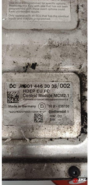 Mercedes-Benz Occ Ecu MCM2.1 Mercedes - Ηλεκτρονική μονάδα ελέγχου για Φορτηγό: φωτογραφία 4 Mercedes-Benz Occ Ecu MCM2.1 Mercedes - Ηλεκτρονική μονάδα ελέγχου για Φορτηγό: φωτογραφία 4