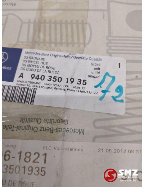 Mercedes-Benz Wielnaafreparatieset mercedes atego a9403501935 - Ανάρτηση για Φορτηγό: φωτογραφία 2 Mercedes-Benz Wielnaafreparatieset mercedes atego a9403501935 - Ανάρτηση για Φορτηγό: φωτογραφία 2