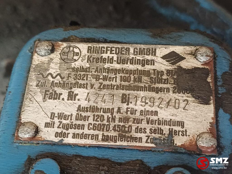 Ringfeder Occ trekhaak 81/G5 Ringfeder - Πέμπτος τροχός για Φορτηγό: φωτογραφία 5 Ringfeder Occ trekhaak 81/G5 Ringfeder - Πέμπτος τροχός για Φορτηγό: φωτογραφία 5