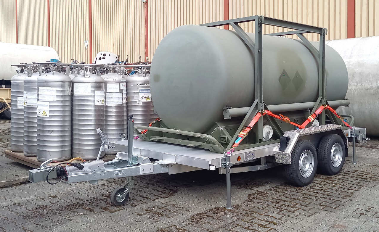 CRYOBASE Gas tank cryogenic trailer used for nitrogen, oxygen, argon - Ρυμούλκα βυτίο: φωτογραφία 1 CRYOBASE Gas tank cryogenic trailer used for nitrogen, oxygen, argon - Ρυμούλκα βυτίο: φωτογραφία 1
