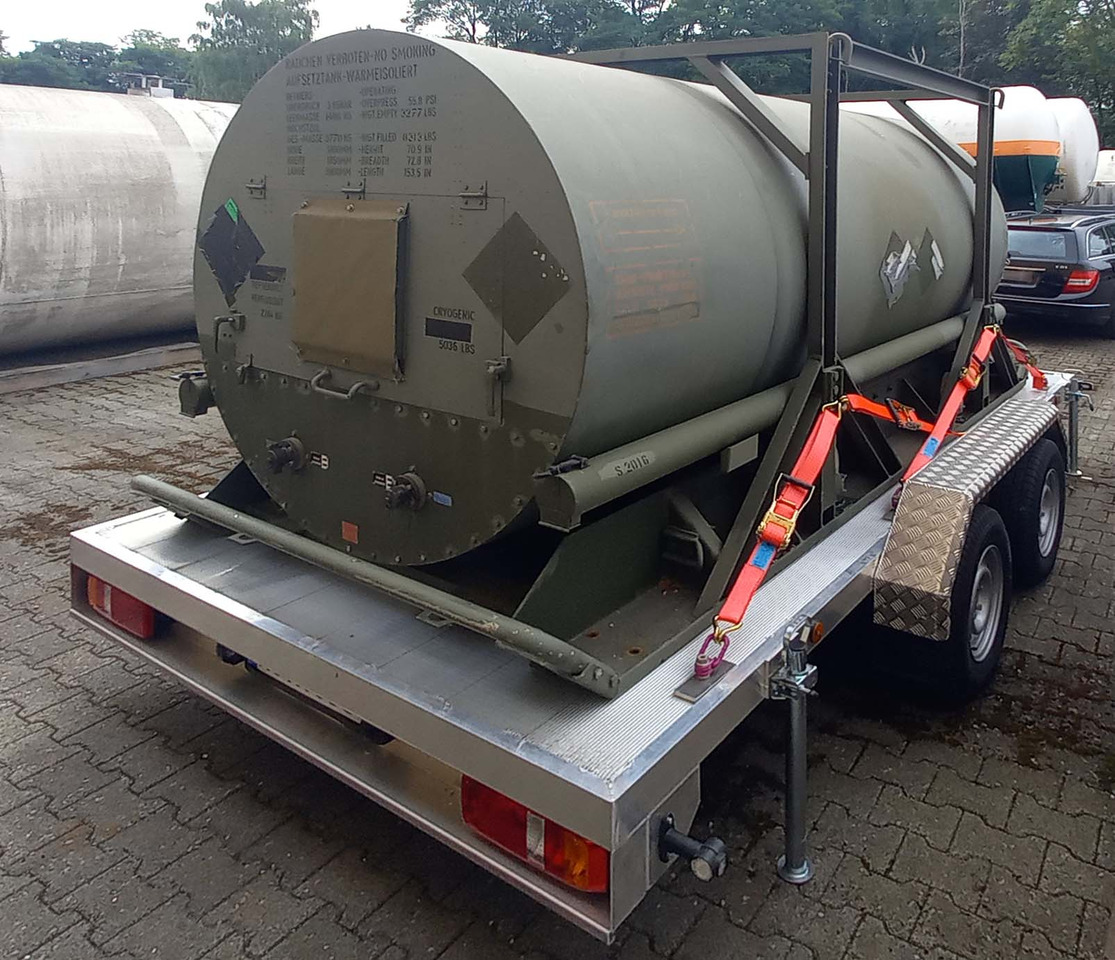 CRYOBASE Gas tank cryogenic trailer used for nitrogen, oxygen, argon - Ρυμούλκα βυτίο: φωτογραφία 4 CRYOBASE Gas tank cryogenic trailer used for nitrogen, oxygen, argon - Ρυμούλκα βυτίο: φωτογραφία 4