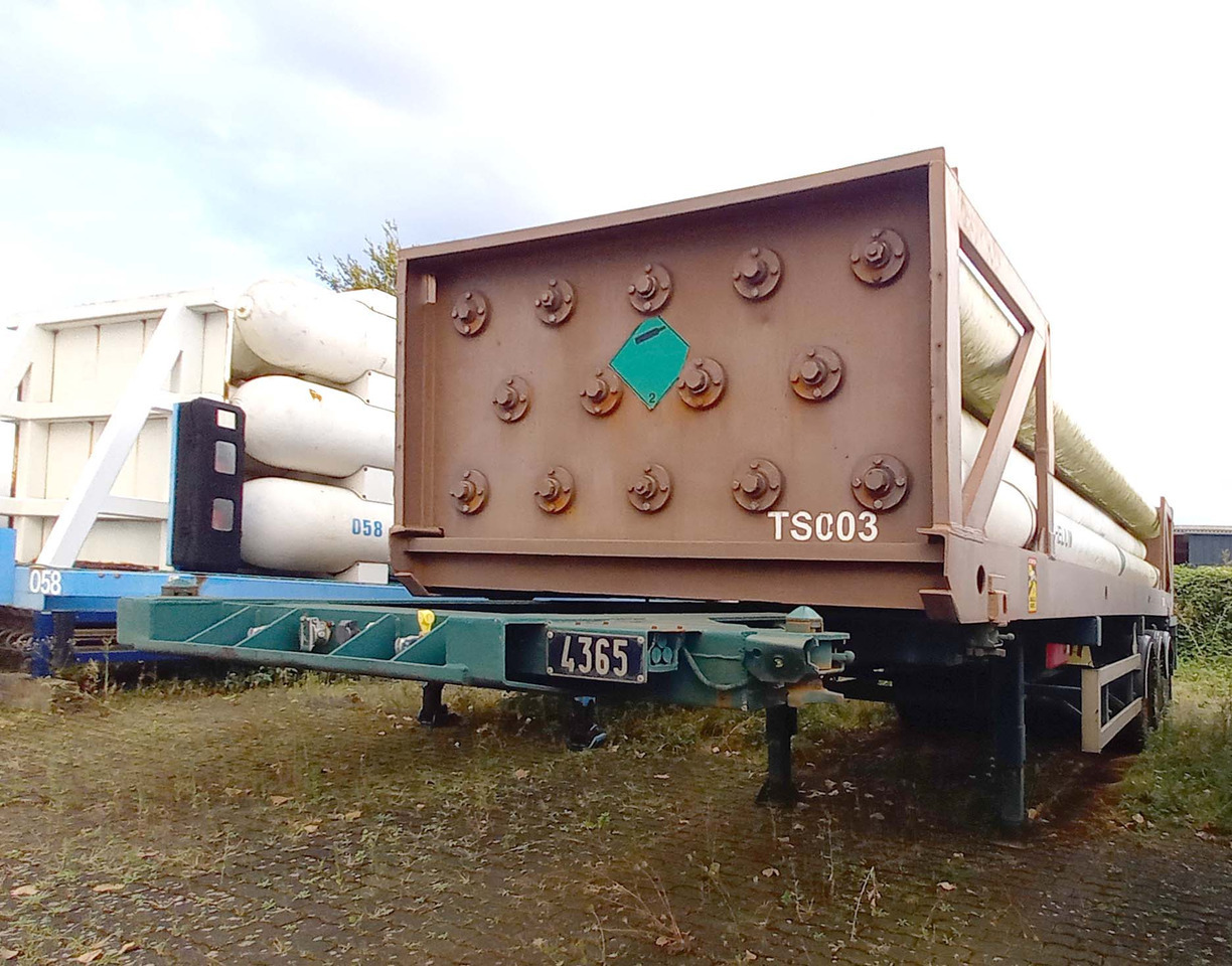 FRUEHAUF Gas tank tube semi-trailer used for compressed helium, hydrogen, Wasserstoff - Επικαθήμενο βυτίο: φωτογραφία 2 FRUEHAUF Gas tank tube semi-trailer used for compressed helium, hydrogen, Wasserstoff - Επικαθήμενο βυτίο: φωτογραφία 2