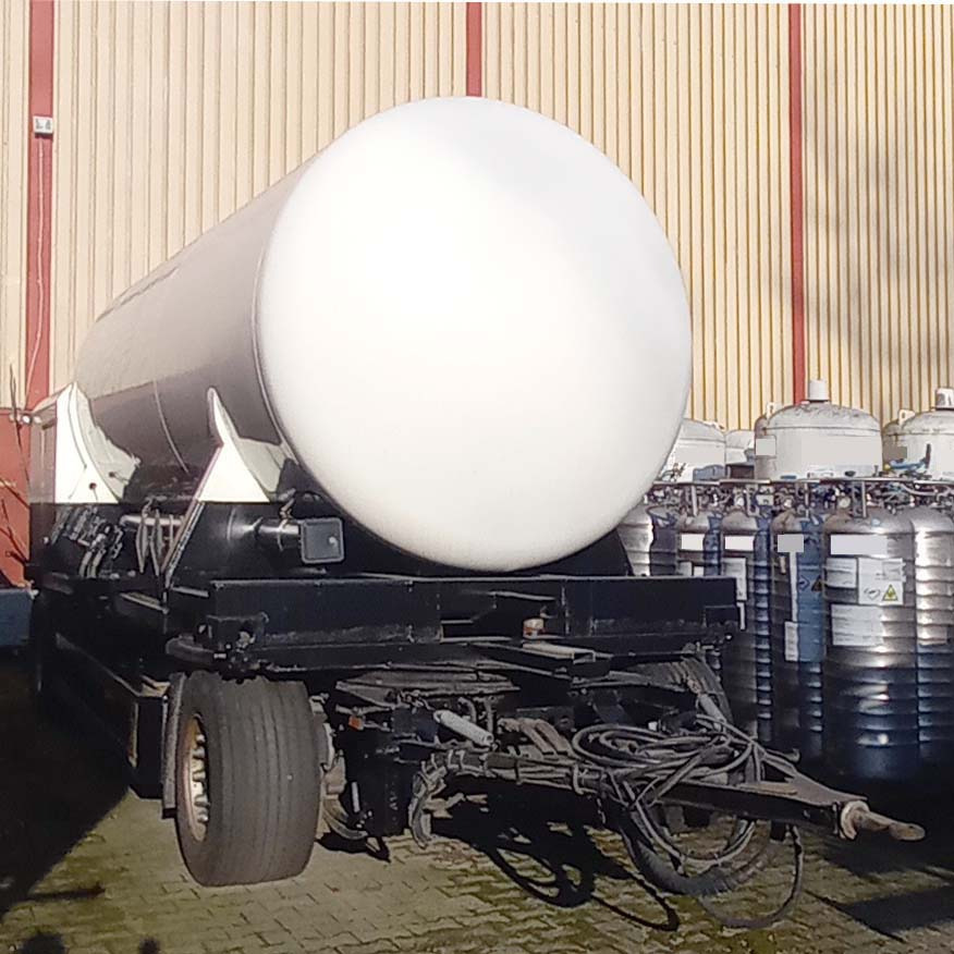 GOFA Gas tank trailer cryogenic used for oxygen, nitrogen, argon, gas. - Επικαθήμενο βυτίο: φωτογραφία 1 GOFA Gas tank trailer cryogenic used for oxygen, nitrogen, argon, gas. - Επικαθήμενο βυτίο: φωτογραφία 1