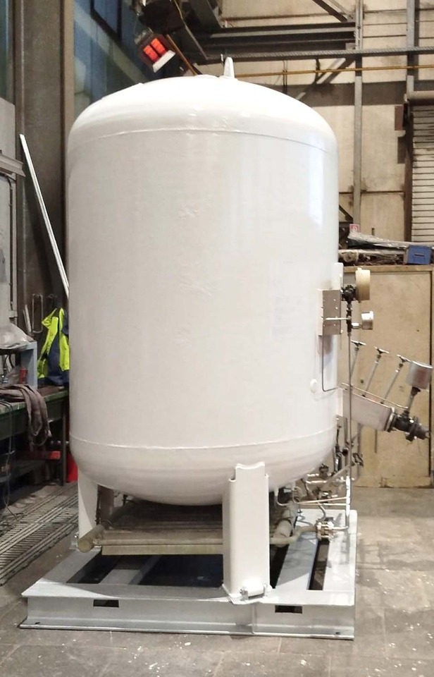 Gas tank on pallet used for oxygen, argon, nitrogen, carbon dioxide, CO2, LNG. - Δεξαμενή αποθήκευσης: φωτογραφία 2 Gas tank on pallet used for oxygen, argon, nitrogen, carbon dioxide, CO2, LNG. - Δεξαμενή αποθήκευσης: φωτογραφία 2