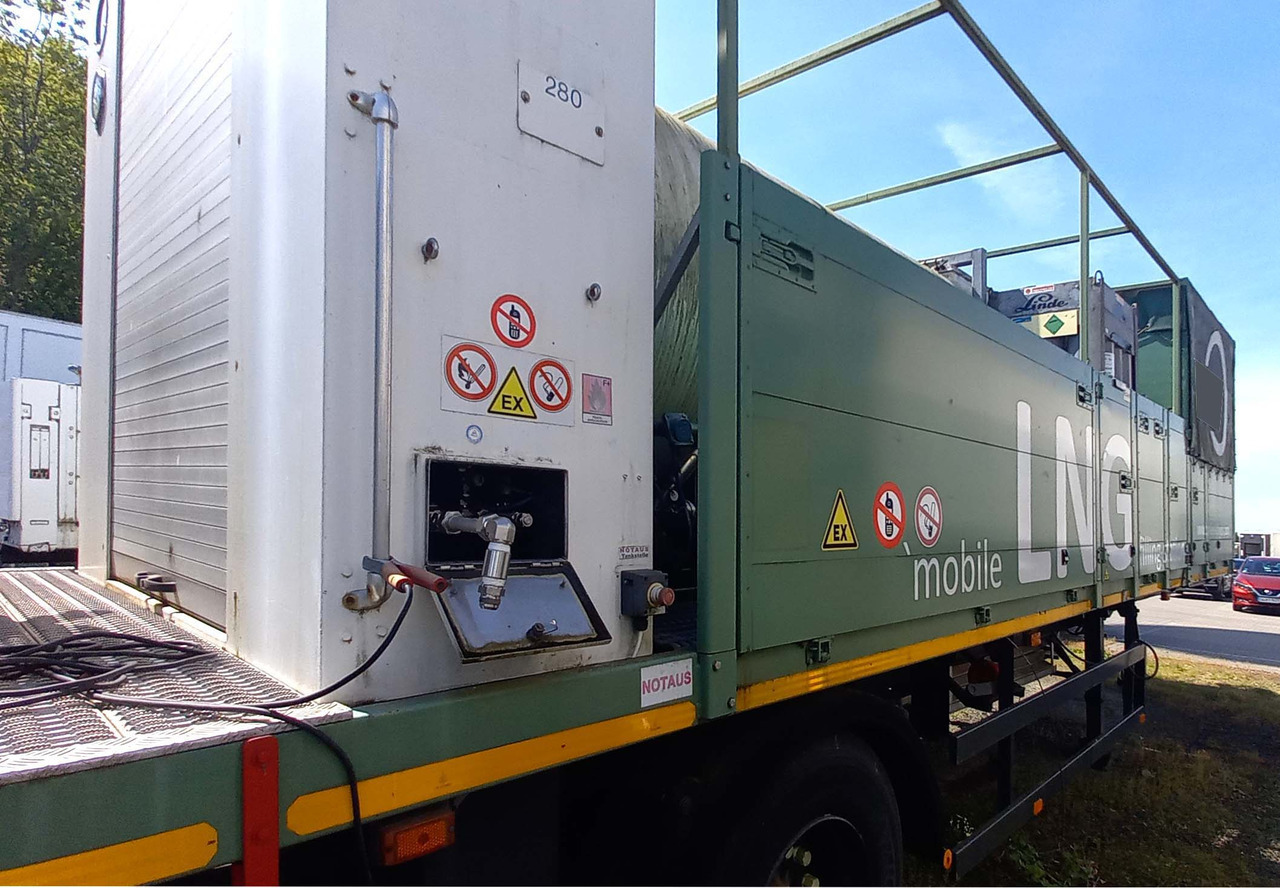 Messer Griesheim Gas tank semi-trailer used for LNG/CNG mobile filling station Methan Gas Cryogenic - Επικαθήμενο βυτίο: φωτογραφία 4 Messer Griesheim Gas tank semi-trailer used for LNG/CNG mobile filling station Methan Gas Cryogenic - Επικαθήμενο βυτίο: φωτογραφία 4