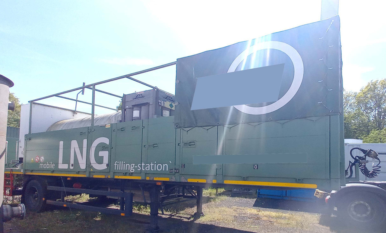 Messer Griesheim Gas tank semi-trailer used for LNG/CNG mobile filling station Methan Gas Cryogenic - Επικαθήμενο βυτίο: φωτογραφία 1 Messer Griesheim Gas tank semi-trailer used for LNG/CNG mobile filling station Methan Gas Cryogenic - Επικαθήμενο βυτίο: φωτογραφία 1