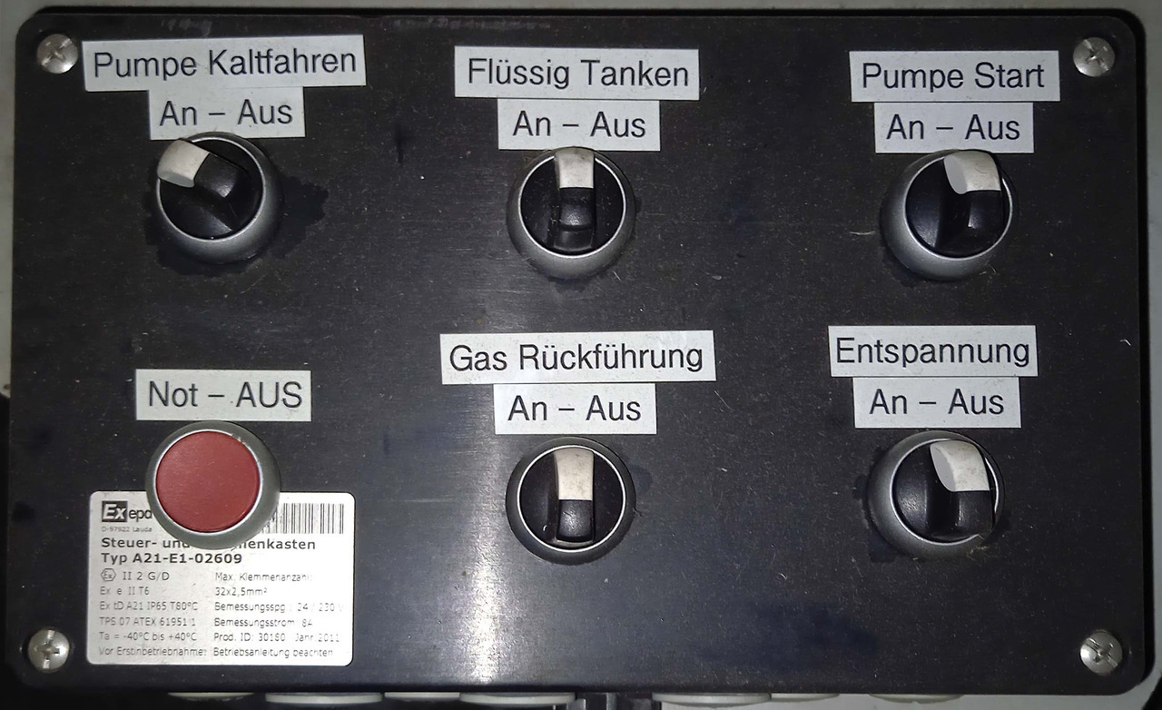 Επικαθήμενο βυτίο Messer Griesheim Gas tank semi-trailer used for LNG/CNG mobile filling station Methan Gas Cryogenic: φωτογραφία 28 Επικαθήμενο βυτίο Messer Griesheim Gas tank semi-trailer used for LNG/CNG mobile filling station Methan Gas Cryogenic: φωτογραφία 28