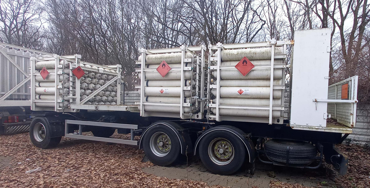 SAMRO Gas semi-trailer tube used for CNG Methane Erdgas 200 Bar - Τρέιλερ: φωτογραφία 2 SAMRO Gas semi-trailer tube used for CNG Methane Erdgas 200 Bar - Τρέιλερ: φωτογραφία 2