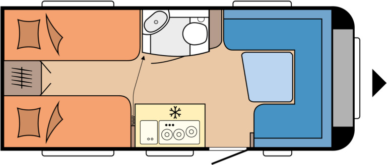 DE LUXE 460 LU - Ρυμουλκούμενο τροχόσπιτο: φωτογραφία 1 DE LUXE 460 LU - Ρυμουλκούμενο τροχόσπιτο: φωτογραφία 1