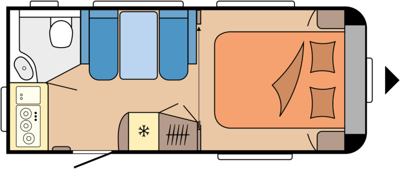 DE LUXE 460 SFf - Ρυμουλκούμενο τροχόσπιτο: φωτογραφία 1 DE LUXE 460 SFf - Ρυμουλκούμενο τροχόσπιτο: φωτογραφία 1