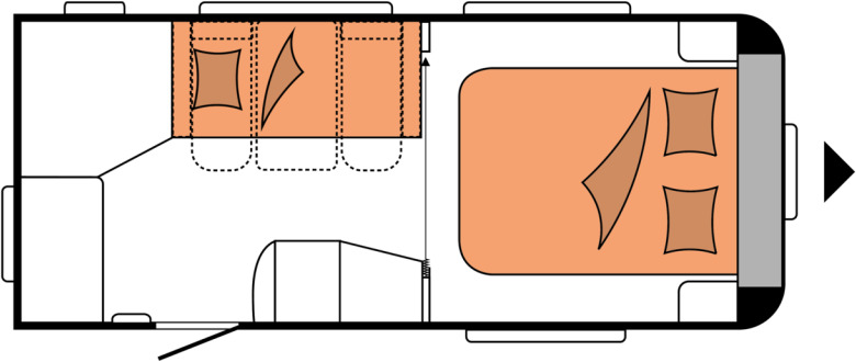 DE LUXE 460 SFf - Ρυμουλκούμενο τροχόσπιτο: φωτογραφία 2 DE LUXE 460 SFf - Ρυμουλκούμενο τροχόσπιτο: φωτογραφία 2