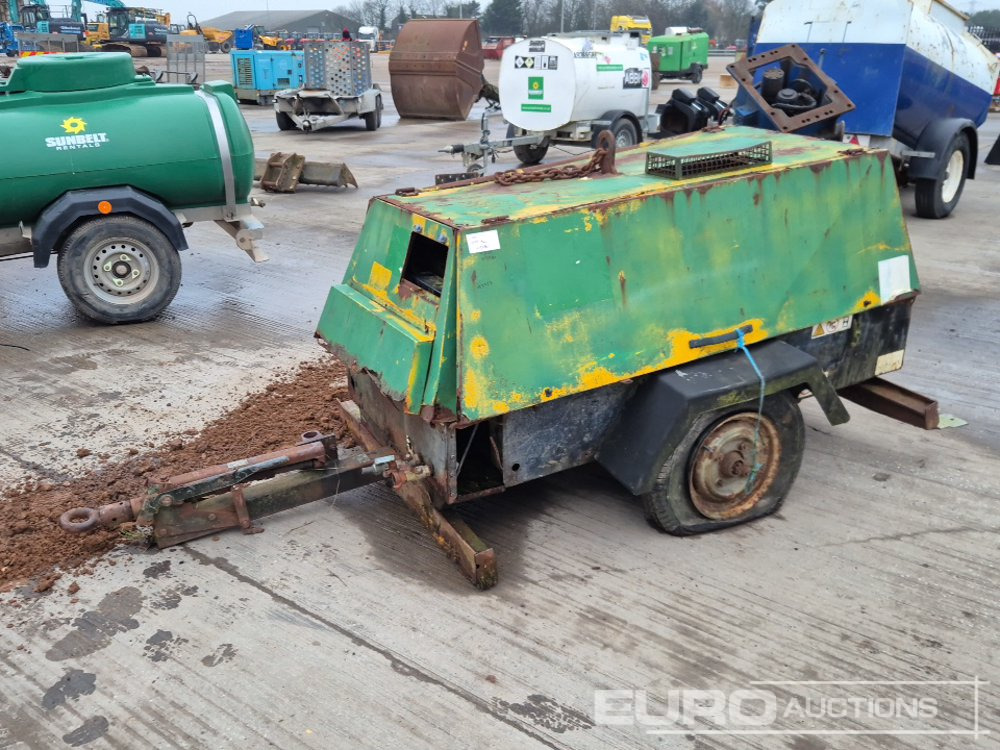 1997 Compair Single Axle Compressor (Parts Missing) - Αεροσυμπιεστής: φωτογραφία 1 1997 Compair Single Axle Compressor (Parts Missing) - Αεροσυμπιεστής: φωτογραφία 1