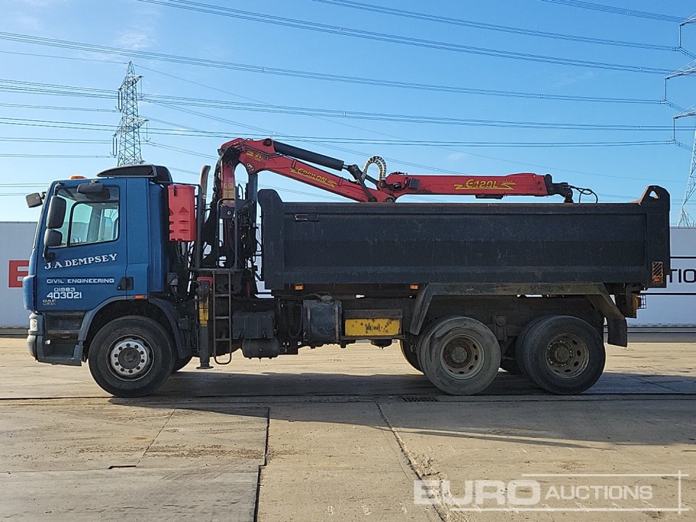 2007 DAF CF75 310 - Φορτηγό ανατρεπόμενο, Φορτηγό με γερανό: φωτογραφία 2 2007 DAF CF75 310 - Φορτηγό ανατρεπόμενο, Φορτηγό με γερανό: φωτογραφία 2