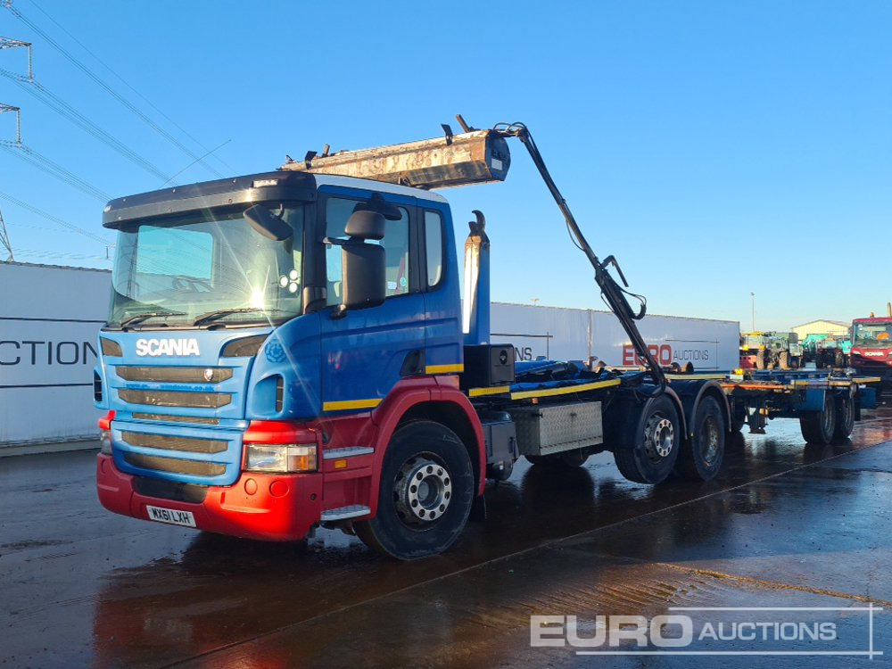 2012 Scania P360 - Φορτηγό φόρτωσης γάντζου: φωτογραφία 1 2012 Scania P360 - Φορτηγό φόρτωσης γάντζου: φωτογραφία 1
