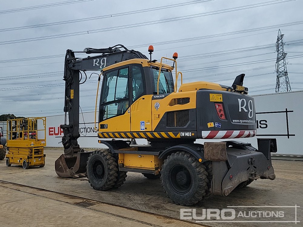 2012 Volvo EW140D - Τροχοφόρος εκσκαφέας: φωτογραφία 3 2012 Volvo EW140D - Τροχοφόρος εκσκαφέας: φωτογραφία 3