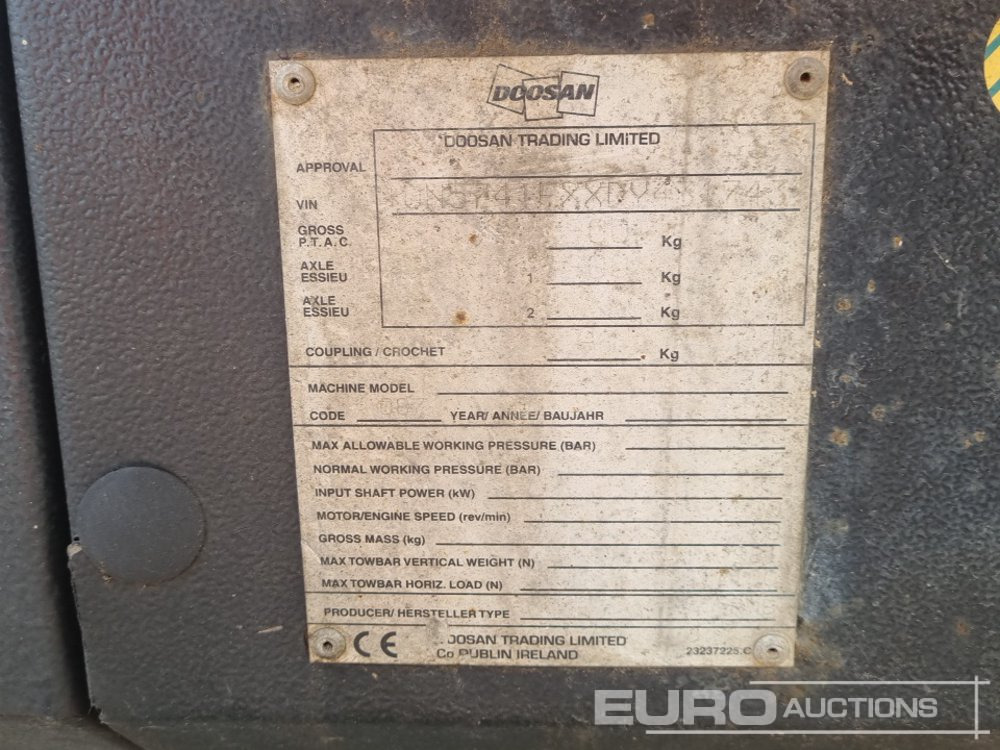 Αεροσυμπιεστής 2013 Doosan 741: φωτογραφία 32