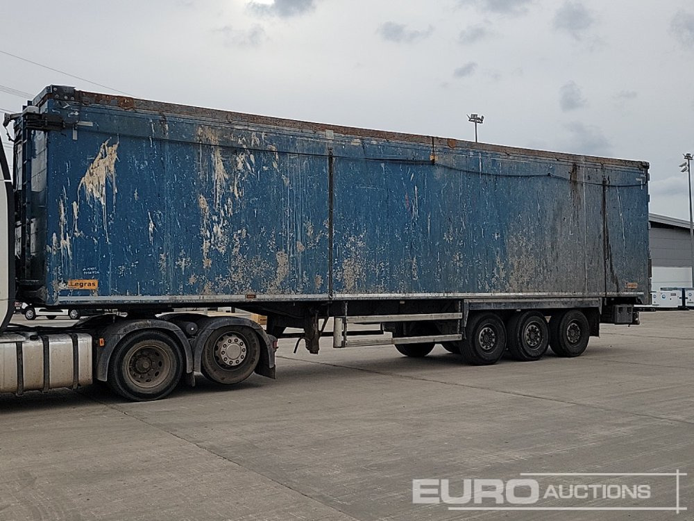 2014 Legras Industries Tri Axle Walking Floor Trailer, Easy Sheet - Επικαθήμενο μεταφορική βουτσάς: φωτογραφία 1 2014 Legras Industries Tri Axle Walking Floor Trailer, Easy Sheet - Επικαθήμενο μεταφορική βουτσάς: φωτογραφία 1