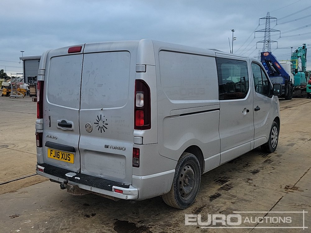 2016 Vauxhall Vivaro 2900 - Βαν, Διπλοκάμπινο ελαφρύ επαγγελματικό: φωτογραφία 5 2016 Vauxhall Vivaro 2900 - Βαν, Διπλοκάμπινο ελαφρύ επαγγελματικό: φωτογραφία 5