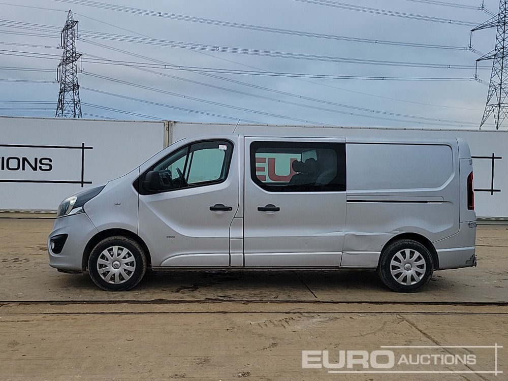 2016 Vauxhall Vivaro 2900 - Βαν, Διπλοκάμπινο ελαφρύ επαγγελματικό: φωτογραφία 2 2016 Vauxhall Vivaro 2900 - Βαν, Διπλοκάμπινο ελαφρύ επαγγελματικό: φωτογραφία 2