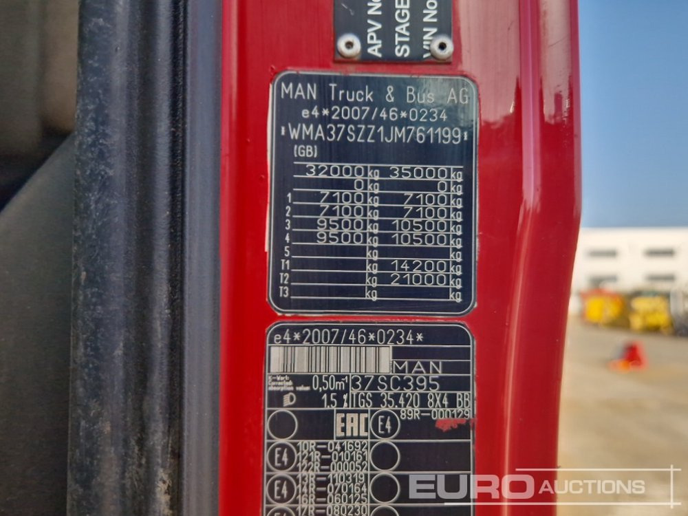 Φορτηγό ανατρεπόμενο 2018 MAN 26.460: φωτογραφία 50