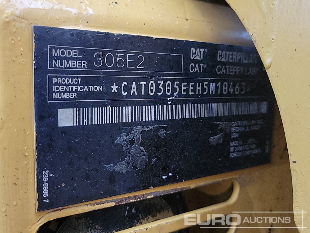 Μίνι εκσκαφέας 2019 CAT 305E2: φωτογραφία 45