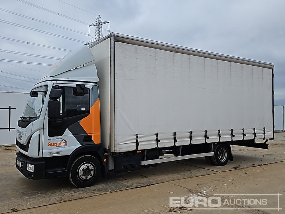 2019 Iveco Euro Cargo 75-160 - Φορτηγό μουσαμάς: φωτογραφία 1 2019 Iveco Euro Cargo 75-160 - Φορτηγό μουσαμάς: φωτογραφία 1