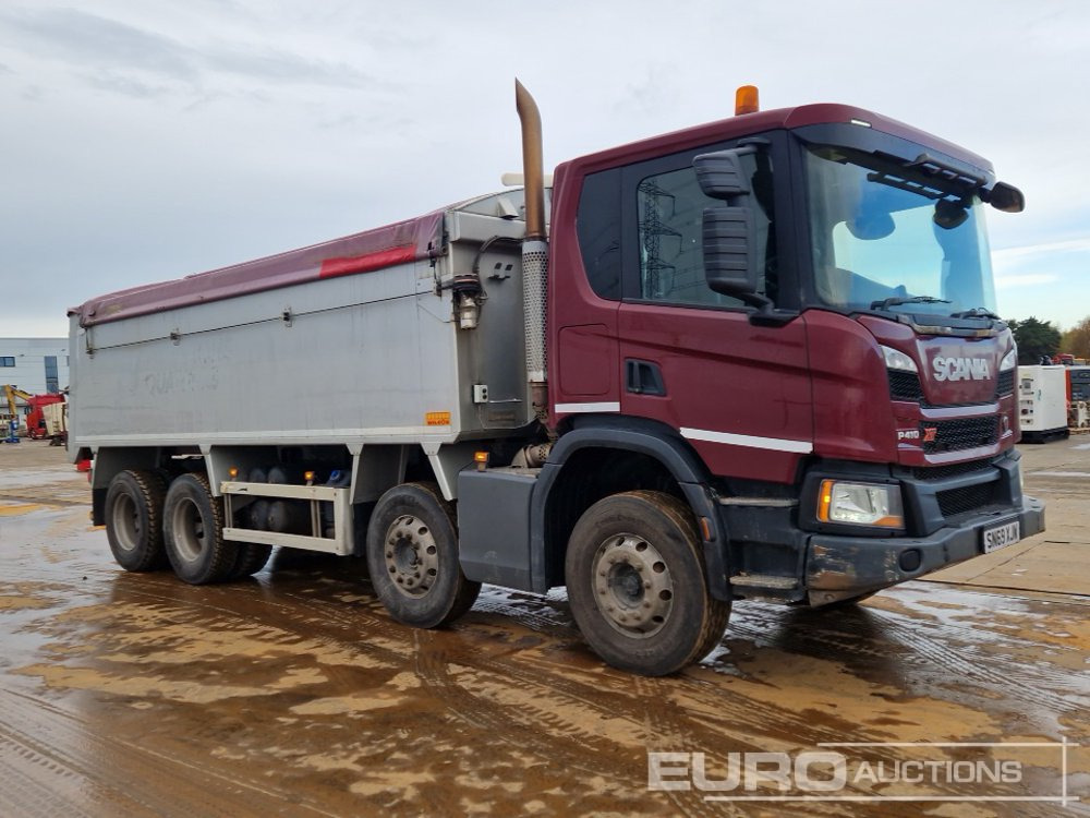 Φορτηγό ανατρεπόμενο 2019 Scania P410XT: φωτογραφία 7