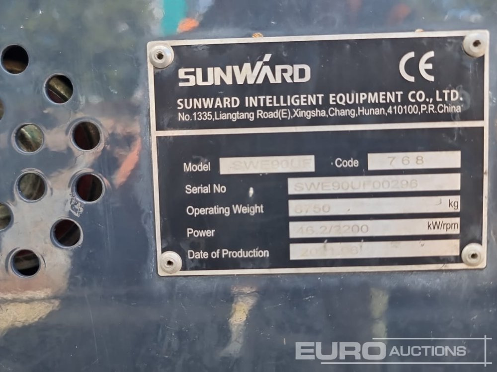 2021 Sunward SWE90UF - Μίνι εκσκαφέας: φωτογραφία 4 2021 Sunward SWE90UF - Μίνι εκσκαφέας: φωτογραφία 4