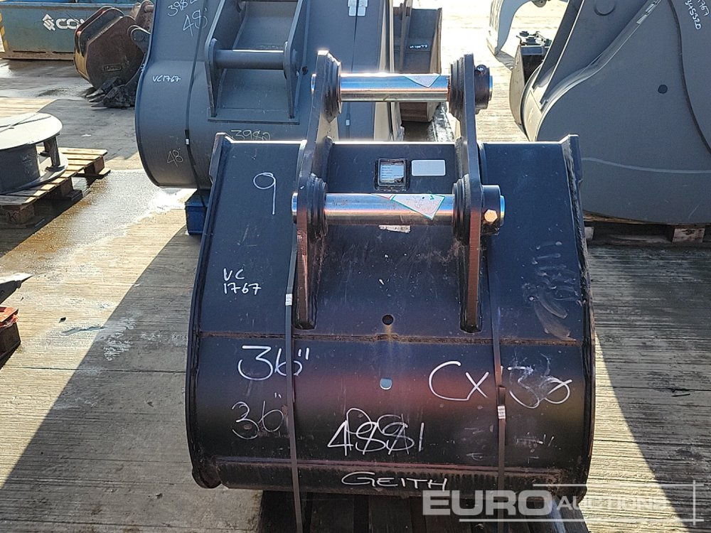 2022 Geith 36 " Digging Bucket 65mm Pin to suit 13 Ton Excavator - Κουβας: φωτογραφία 4 2022 Geith 36 " Digging Bucket 65mm Pin to suit 13 Ton Excavator - Κουβας: φωτογραφία 4