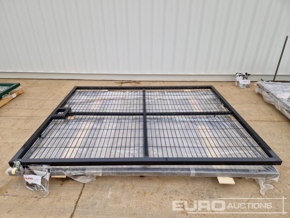 3m x 2.3m Heavy Duty Galvanized Powder Coated Gate (2 of), 100mm x 100mm Post (2 of), Assembly Kit (Black) - Εξοπλισμός γκαράζ: φωτογραφία 2 3m x 2.3m Heavy Duty Galvanized Powder Coated Gate (2 of), 100mm x 100mm Post (2 of), Assembly Kit (Black) - Εξοπλισμός γκαράζ: φωτογραφία 2