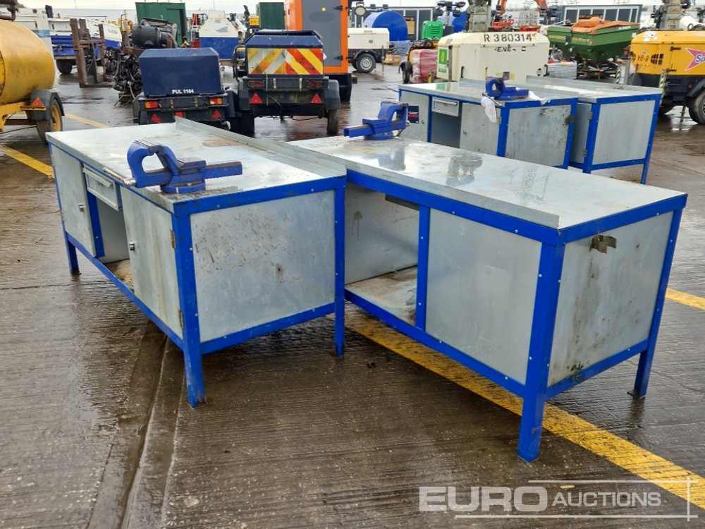 6' Work Bench, Vice (2 of) - Εξοπλισμού κατασκευών: φωτογραφία 3 6' Work Bench, Vice (2 of) - Εξοπλισμού κατασκευών: φωτογραφία 3