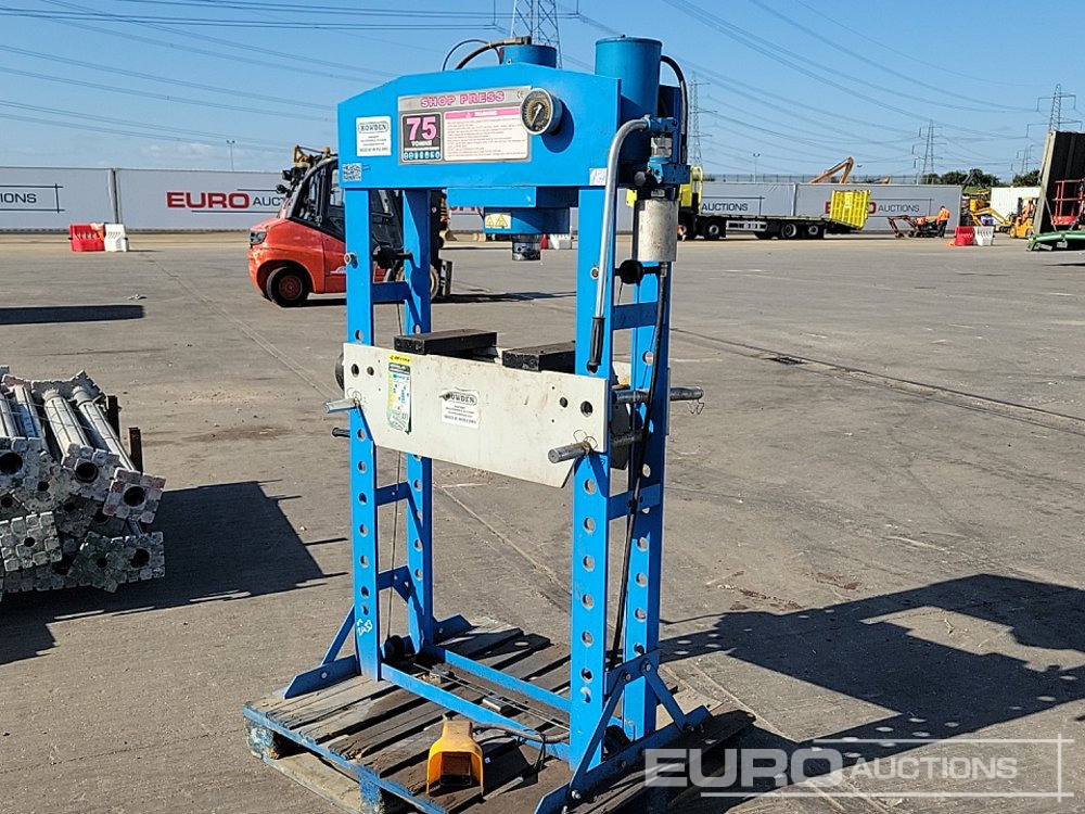 75 Ton Pneumatic Bearing Press - Εξοπλισμού κατασκευών: φωτογραφία 1 75 Ton Pneumatic Bearing Press - Εξοπλισμού κατασκευών: φωτογραφία 1