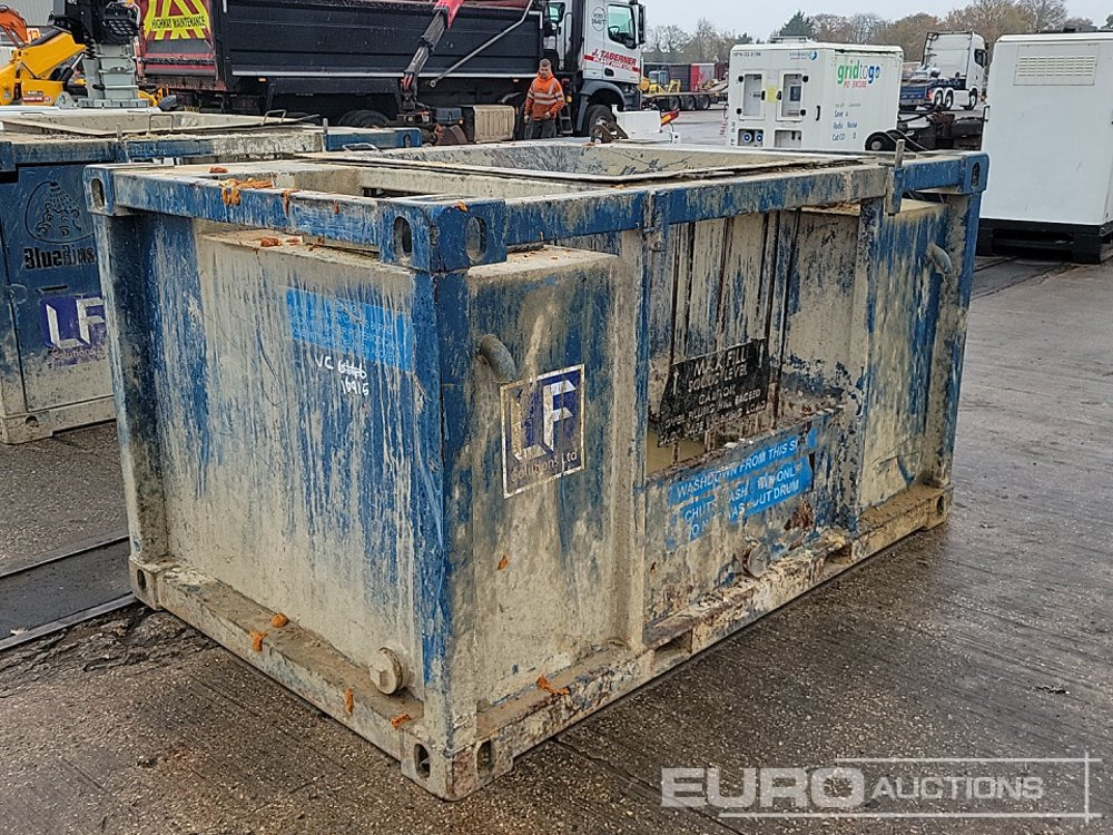 Blue Rinse Base Unit to suit Concrete Wash Out Station - Ανατρεπόμενος κάδος: φωτογραφία 3 Blue Rinse Base Unit to suit Concrete Wash Out Station - Ανατρεπόμενος κάδος: φωτογραφία 3