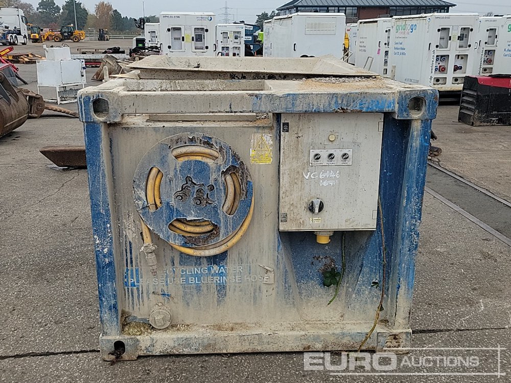 Blue Rinse Base Unit to suit Concrete Wash Out Station - Ανατρεπόμενος κάδος: φωτογραφία 2 Blue Rinse Base Unit to suit Concrete Wash Out Station - Ανατρεπόμενος κάδος: φωτογραφία 2