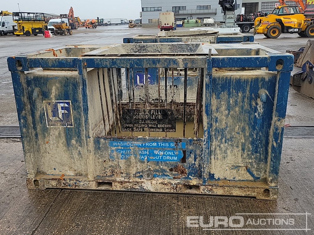 Blue Rinse Base Unit to suit Concrete Wash Out Station - Ανατρεπόμενος κάδος: φωτογραφία 4 Blue Rinse Base Unit to suit Concrete Wash Out Station - Ανατρεπόμενος κάδος: φωτογραφία 4