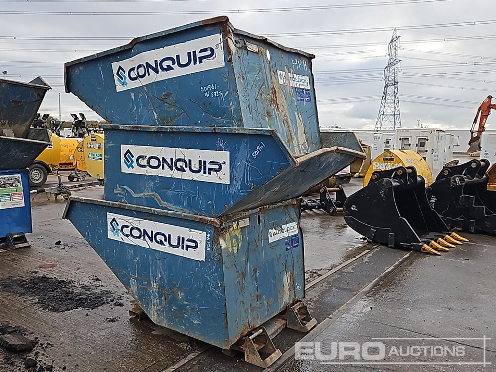 Conquip Tipping Skip to suit Forklift (3 of) - Ανατρεπόμενος κάδος: φωτογραφία 1 Conquip Tipping Skip to suit Forklift (3 of) - Ανατρεπόμενος κάδος: φωτογραφία 1