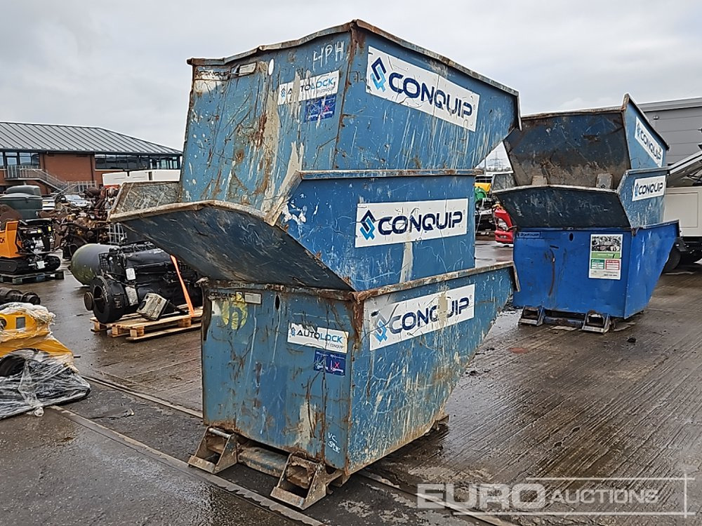 Conquip Tipping Skip to suit Forklift (3 of) - Ανατρεπόμενος κάδος: φωτογραφία 3 Conquip Tipping Skip to suit Forklift (3 of) - Ανατρεπόμενος κάδος: φωτογραφία 3