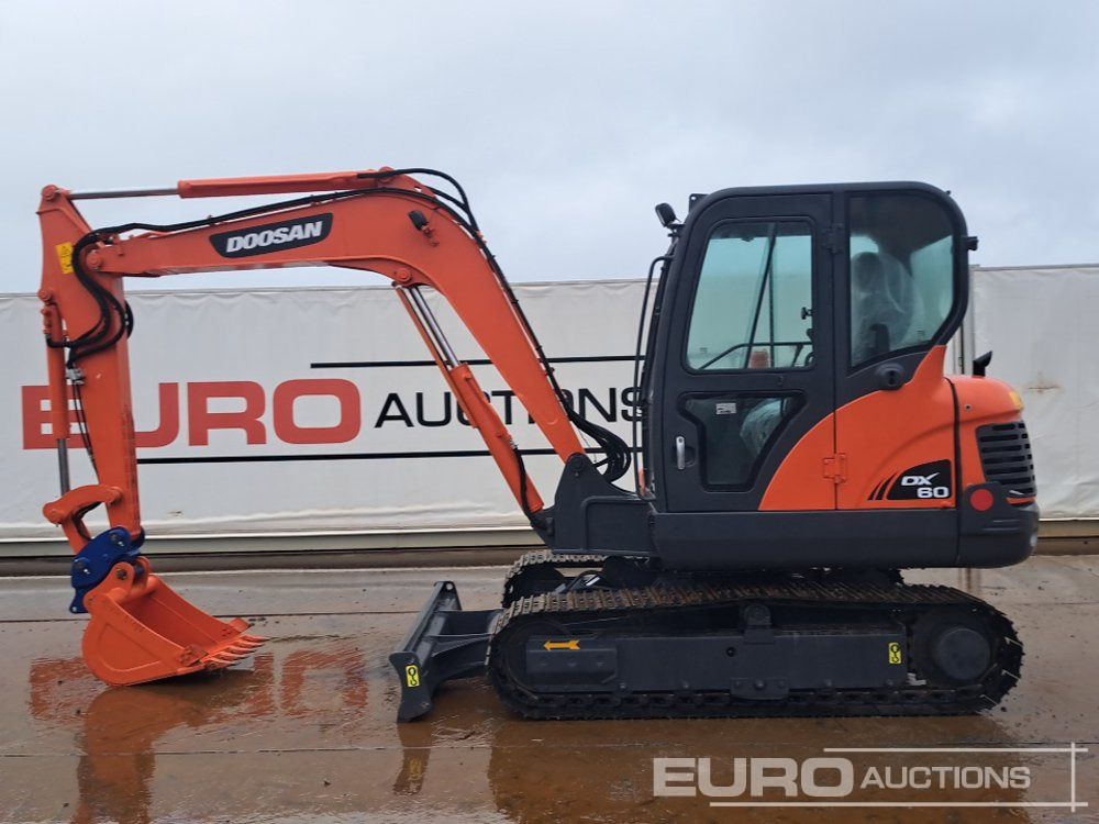 Doosan DX60 - Μίνι εκσκαφέας: φωτογραφία 2 Doosan DX60 - Μίνι εκσκαφέας: φωτογραφία 2