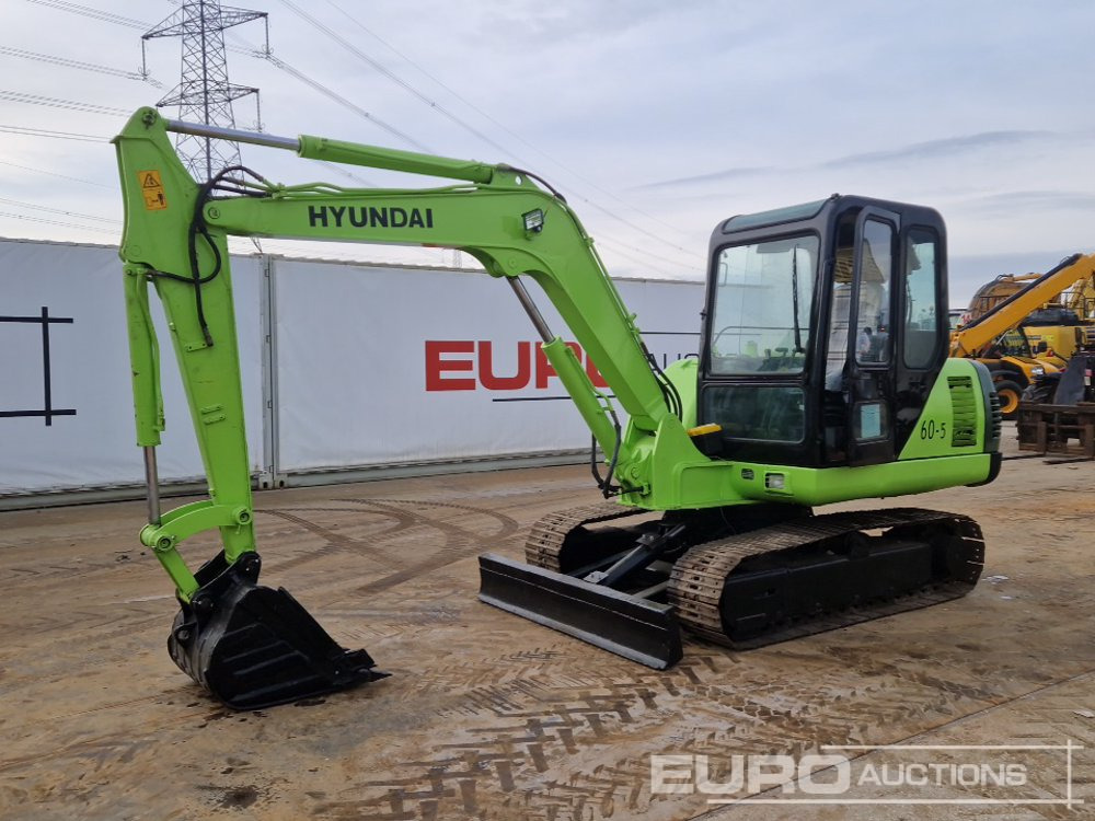 Hyundai R60-5 - Μίνι εκσκαφέας: φωτογραφία 1 Hyundai R60-5 - Μίνι εκσκαφέας: φωτογραφία 1