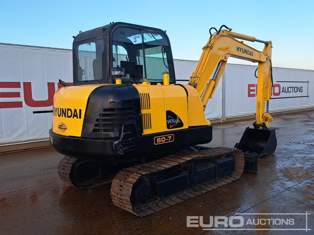 Hyundai R60-7 - Μίνι εκσκαφέας: φωτογραφία 5 Hyundai R60-7 - Μίνι εκσκαφέας: φωτογραφία 5