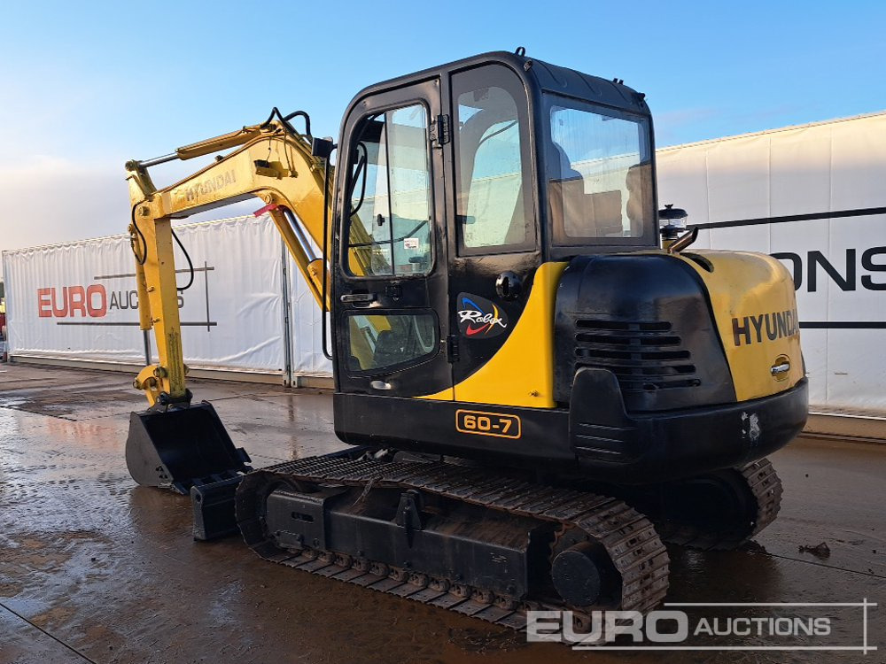 Hyundai R60-7 - Μίνι εκσκαφέας: φωτογραφία 3 Hyundai R60-7 - Μίνι εκσκαφέας: φωτογραφία 3