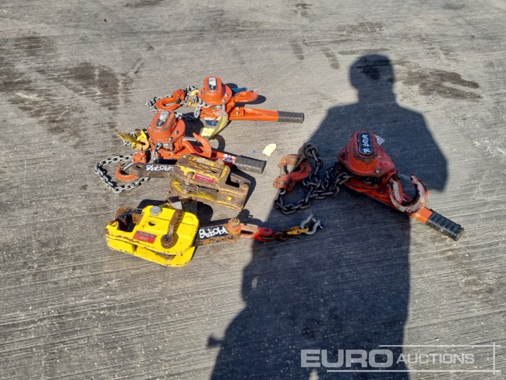 Lever Lifting Hoist (3 of), Lifting Clamp (2 of) - Ανυψωτικό μηχάνημα: φωτογραφία 2 Lever Lifting Hoist (3 of), Lifting Clamp (2 of) - Ανυψωτικό μηχάνημα: φωτογραφία 2