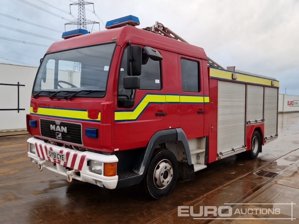 MAN 4x2 Fire Engine, Manual Gearbox - Πυροσβεστικό όχημα: φωτογραφία 1 MAN 4x2 Fire Engine, Manual Gearbox - Πυροσβεστικό όχημα: φωτογραφία 1