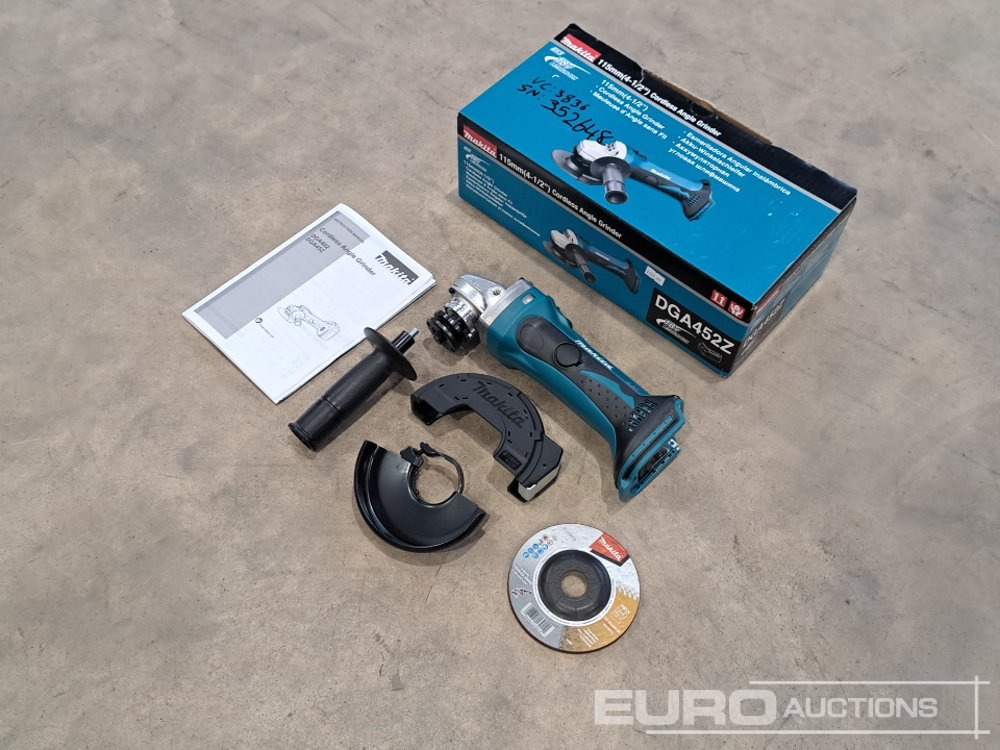 Makita Cordless Angle Grinder - Εξοπλισμός γκαράζ: φωτογραφία 1 Makita Cordless Angle Grinder - Εξοπλισμός γκαράζ: φωτογραφία 1