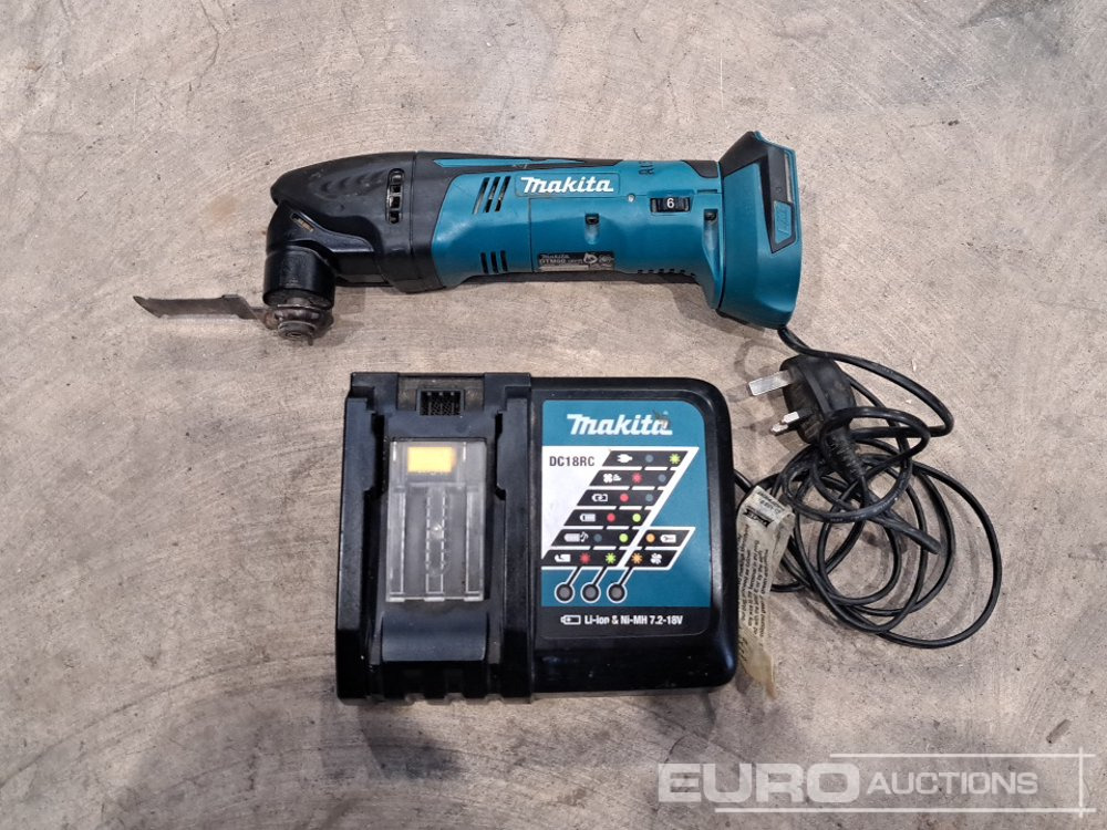 Makita DTM50 18 Volt Multi Tool (Body, Charger, Case) - Εξοπλισμού κατασκευών: φωτογραφία 4 Makita DTM50 18 Volt Multi Tool (Body, Charger, Case) - Εξοπλισμού κατασκευών: φωτογραφία 4